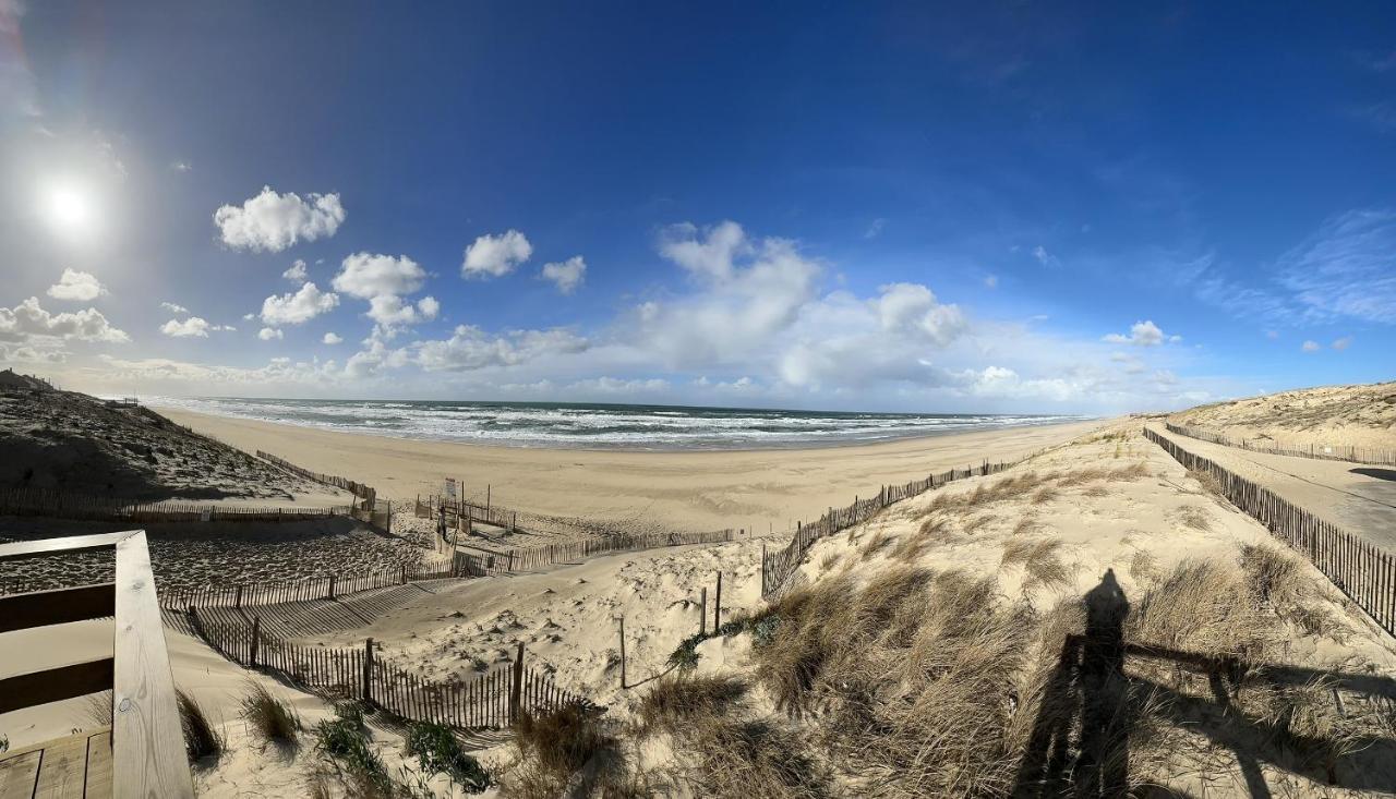 « Aux Bonheurs Landais » Hotel Linxe ภายนอก รูปภาพ