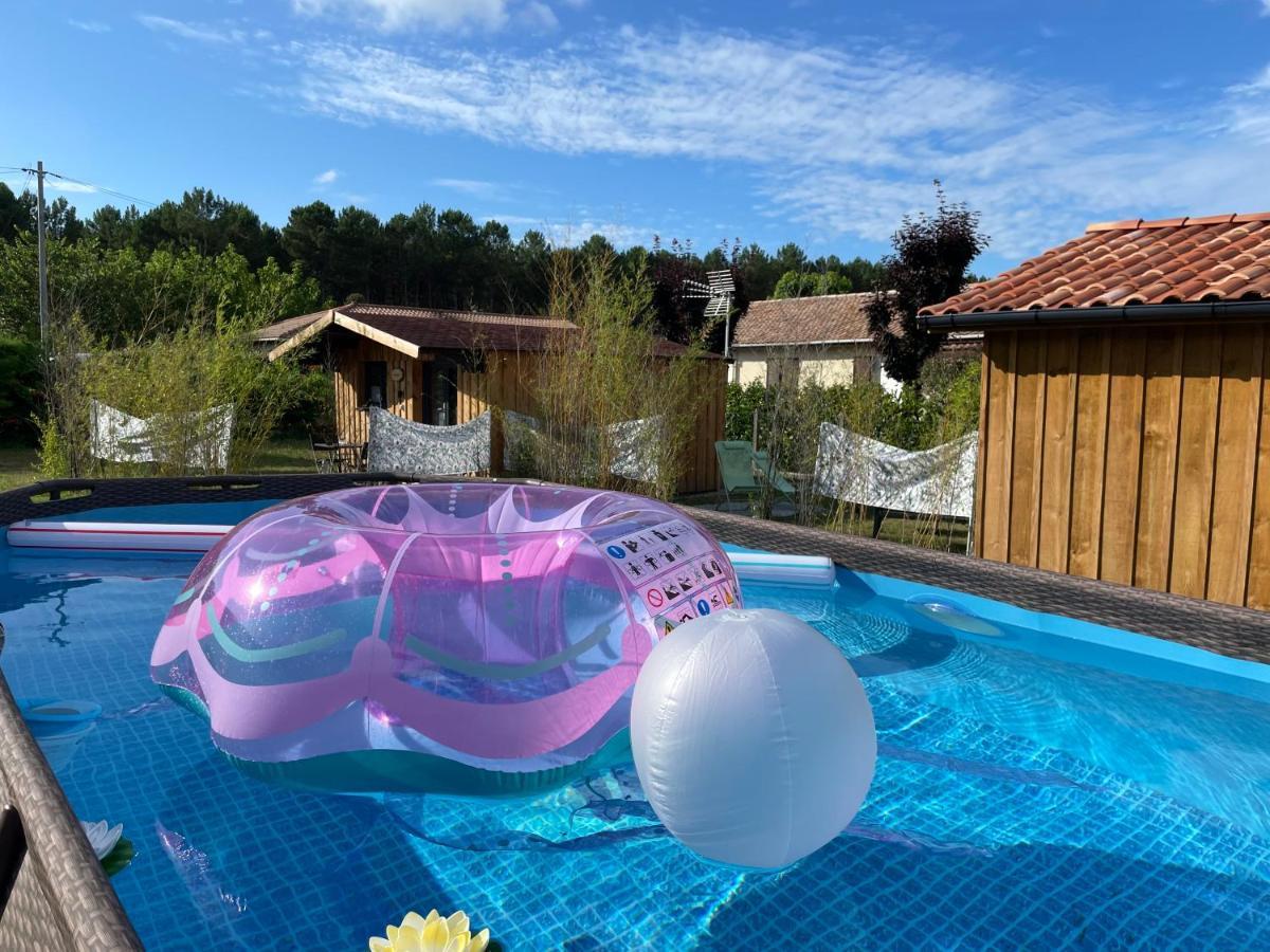 « Aux Bonheurs Landais » Hotel Linxe ภายนอก รูปภาพ